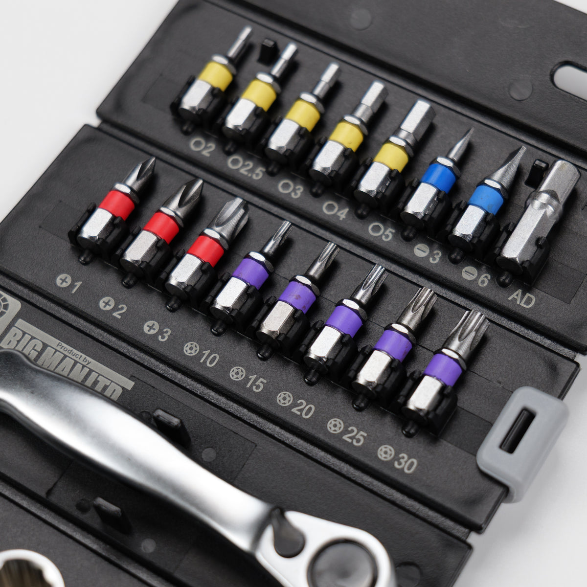 ビッグマン 1/4"DR(6.35mm) ラチェットツールセット 23Pcs ATS-132-