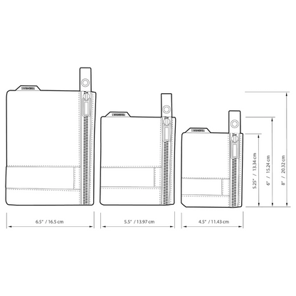 TOUGHBUILT ファスナーバッグ(3Pack) TB-193E-