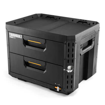 TOUGHBUILT STACK TECH 2ドロワーボックス（サイドロック）TB-B1-D-72