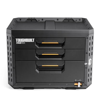 【予約商品】TOUGHBUILT STACK TECH 3ドロワーボックス（サイドロック）TB-B1-D-73-