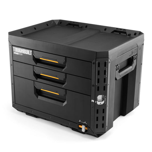 【予約商品】TOUGHBUILT STACK TECH 3ドロワーボックス（サイドロック）TB-B1-D-73-