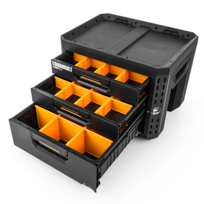 【予約商品】TOUGHBUILT STACK TECH 3ドロワーボックス（サイドロック）TB-B1-D-73-