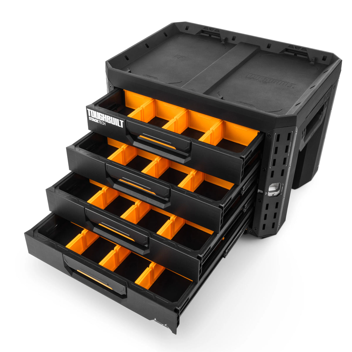 TOUGHBUILT STACK TECH 4ドロワーボックス（サイドロック）TB-B1-D-74