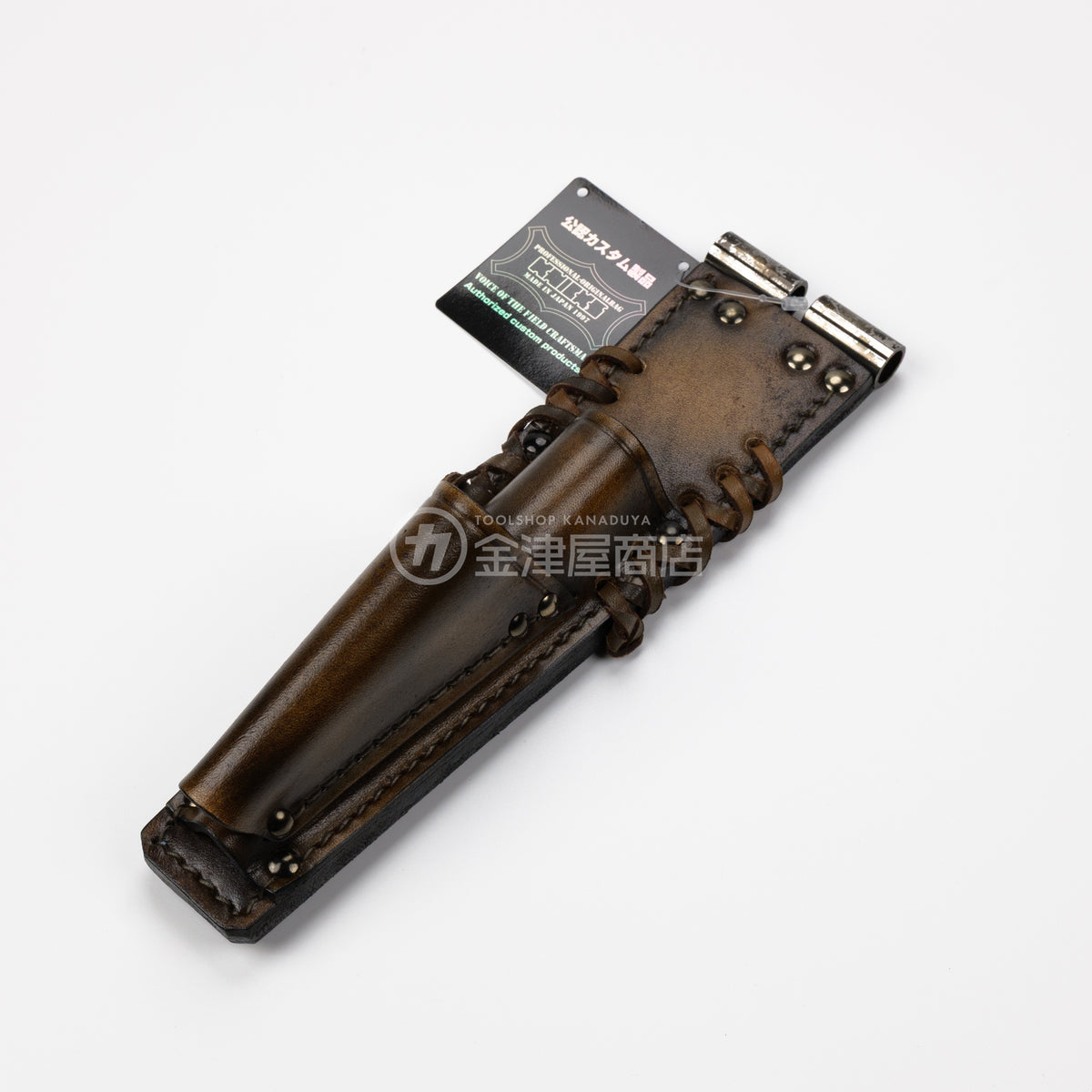 ニックス(KNICKS) チェーン式ドライバーホルダー2段 TIT-215PSDX【ヴィンテージカラー】追加カスタム VC革紐W巻-