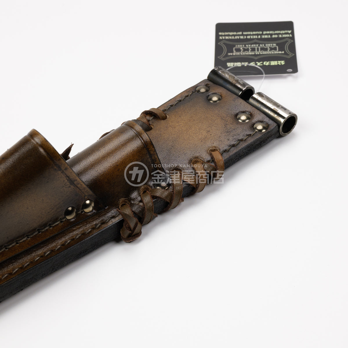 ニックス(KNICKS) チェーン式ドライバーホルダー2段 TIT-215PSDX【ヴィンテージカラー】追加カスタム VC革紐W巻-