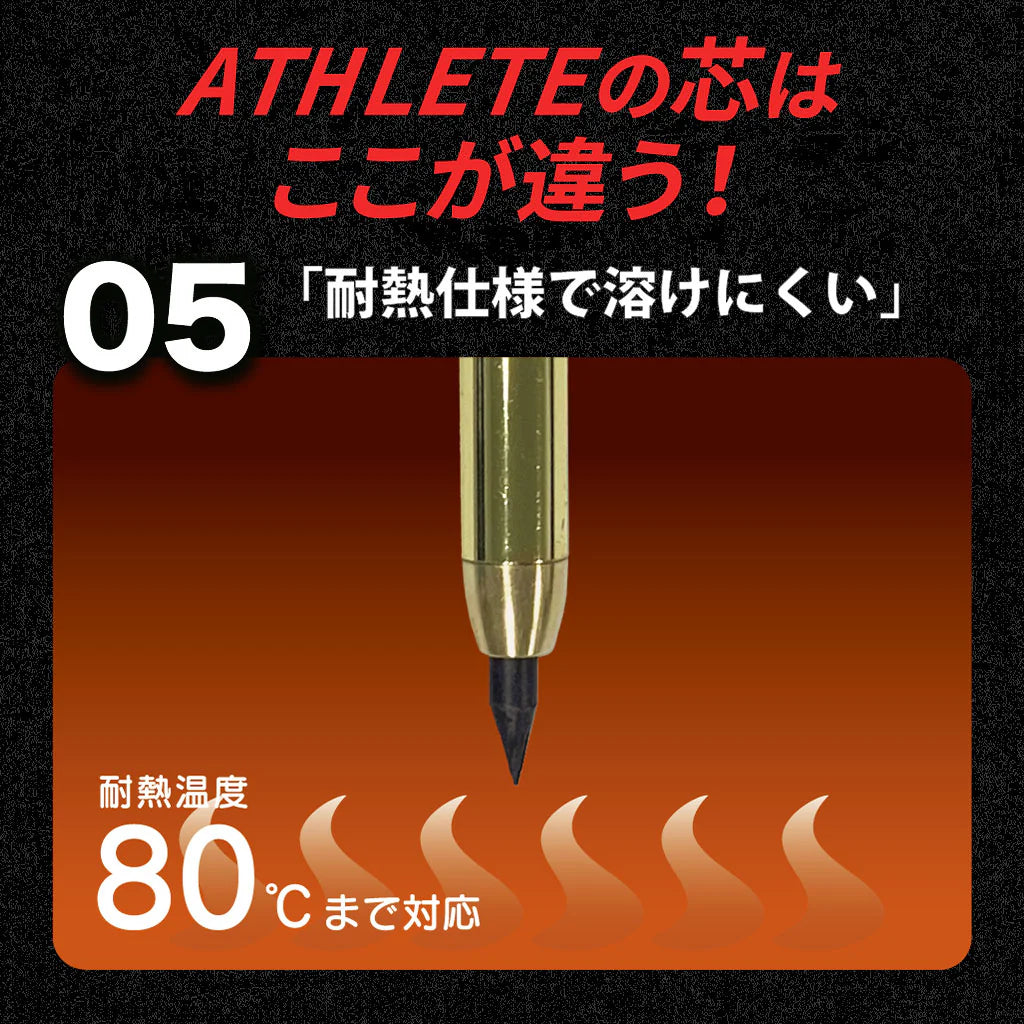祥碩堂 MODEL ATHLETE 丸芯 2.8mm 本体 黒芯 ASL-H001-