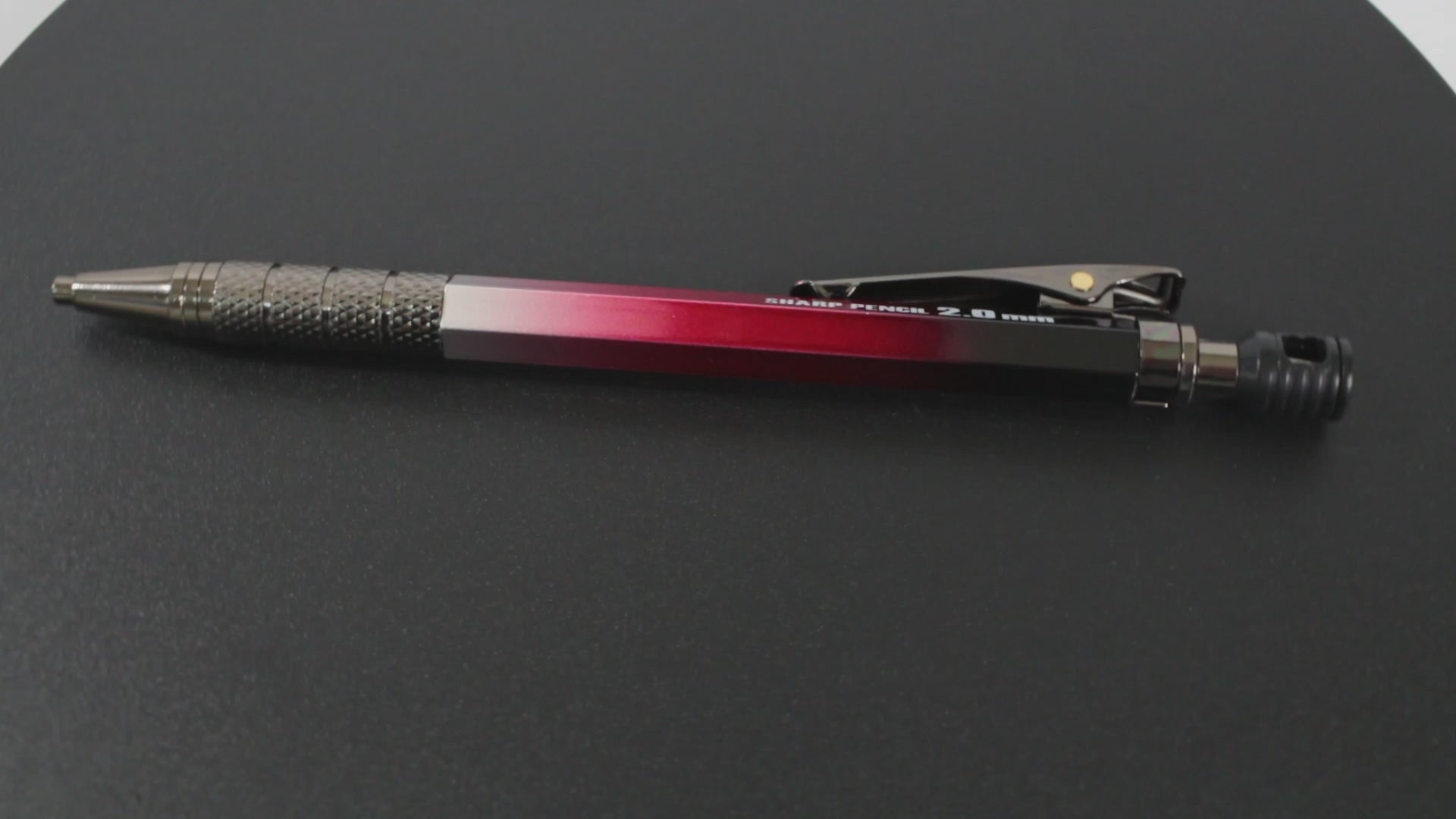 祥碩堂 建築用シャープペンシル HB2.0mm 朱雀 真鍮ボディ グラデーション限定カラー