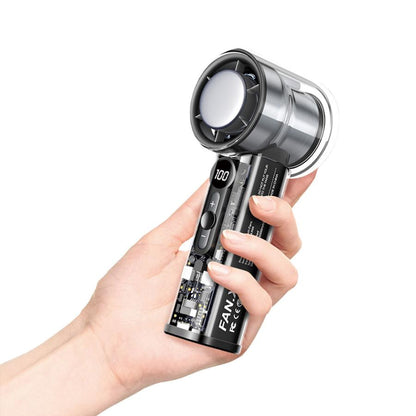 WINGACE 冷却プレート付強力ハンディ扇風機 FAN-X05B/W-