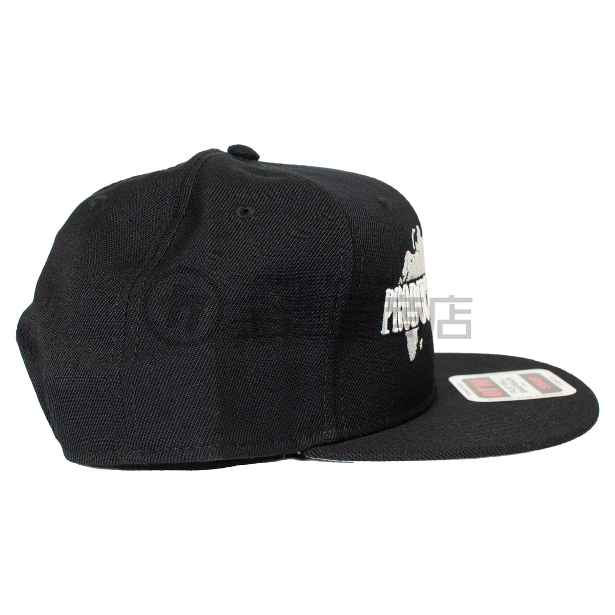 ニックス（KNICKS）プロダクトロゴ フラットバイザーキャップ ブラック-帽子-KN-CPP-金津屋商店