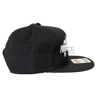 ニックス（KNICKS）プロダクトロゴ フラットバイザーキャップ ブラック-帽子-KN-CPP-金津屋商店