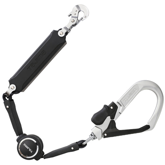 タジマ　フルハーネス用ランヤード ロック装置なし ER150シングルアルミL6フック　A1ER150-L6-ランヤード-金津屋商店
