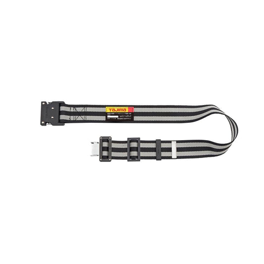 タジマ 新規格胴ベルト 鍛造アルミワンタッチバックル ボーダー柄-BWM125-BWH