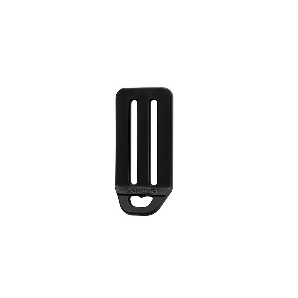 タジマ　胴ベルト用ランヤード向け補助ロープ(2丁掛け用)　補助ロープ蛇腹L1　HJR-L1BK-補助ロープ-金津屋商店
