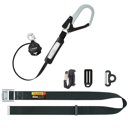 タジマ　新規格胴ベルト用ランヤード スチールL1フック B1VR150-CL1-ランヤード-金津屋商店