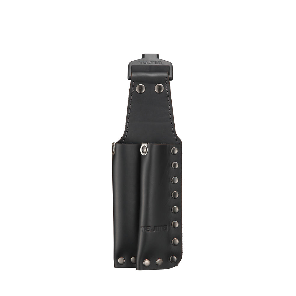 【TAJIMA】タジマ セフ着脱式工具差しK 2本差し のみ用 本革 SFKSK-P2N-工具差し-金津屋商店