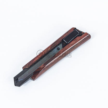 FAEL（ファエル） 木製グリップ オートロック式カッターナイフ-FAL-WN