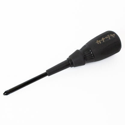 【レーザー加工品】フジ矢　貫通ドライバー（黒金）-ドライバー-金津屋商店