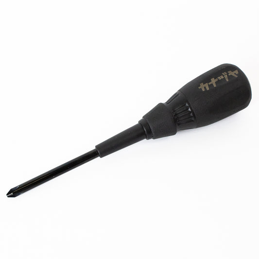 【レーザー加工品】フジ矢　貫通ドライバー（黒金）-ドライバー-金津屋商店