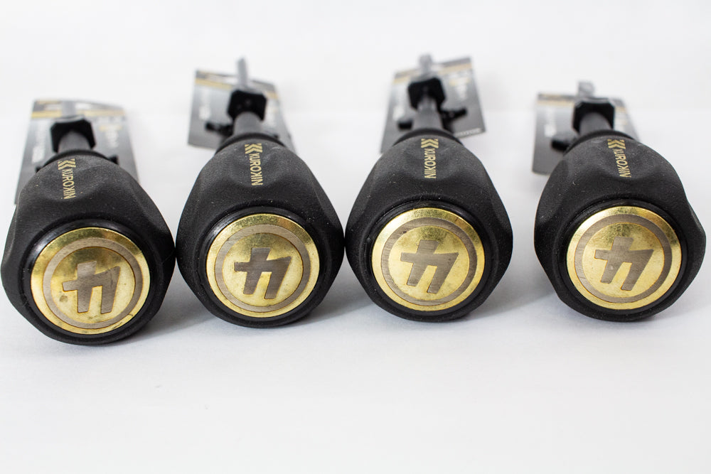【レーザー加工品】フジ矢　貫通ドライバー（黒金）-ドライバー-金津屋商店