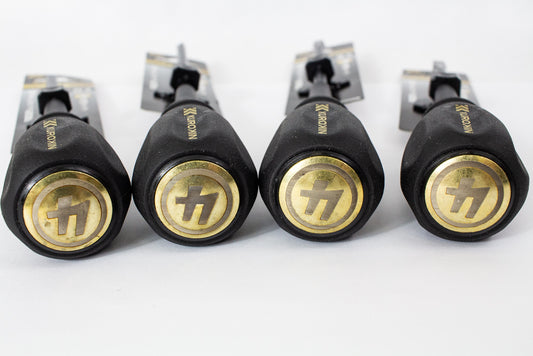 【レーザー加工品】フジ矢　貫通ドライバー（黒金）-ドライバー-金津屋商店
