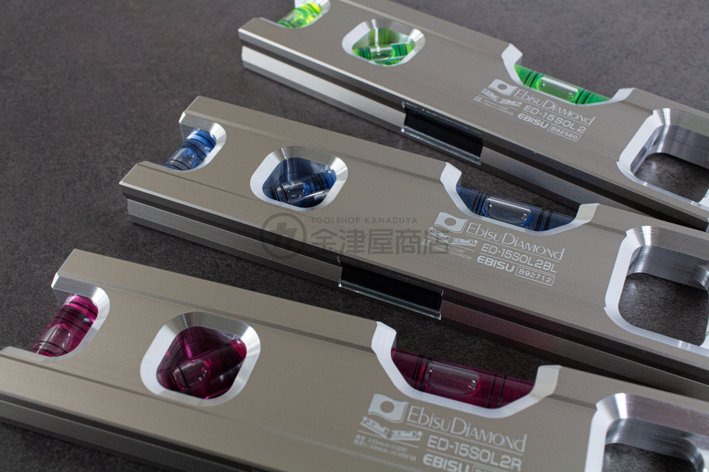 エビス アルミボディ ソリッドレベル2 ED-15SOL2-レベル-金津屋商店