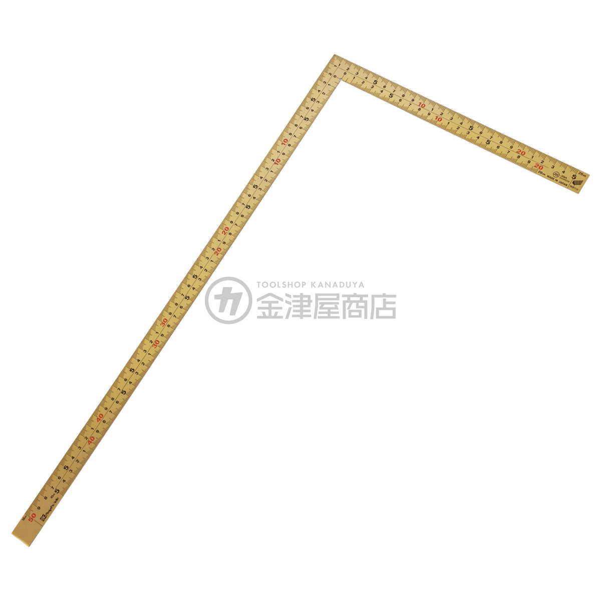 新潟精機 金曲尺50cm(厚手広巾)快段目盛 GMT-50CKD-曲尺-GMT-50CKD-金津屋商店