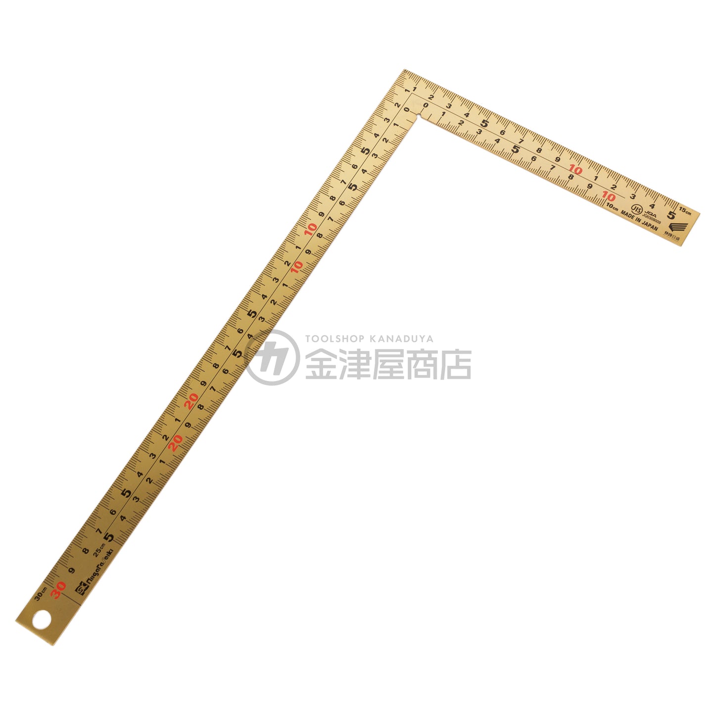 新潟精機 金曲尺30cm(厚手広巾)快段目盛 GMT-30CKD-曲尺-GMT-30CKD-金津屋商店